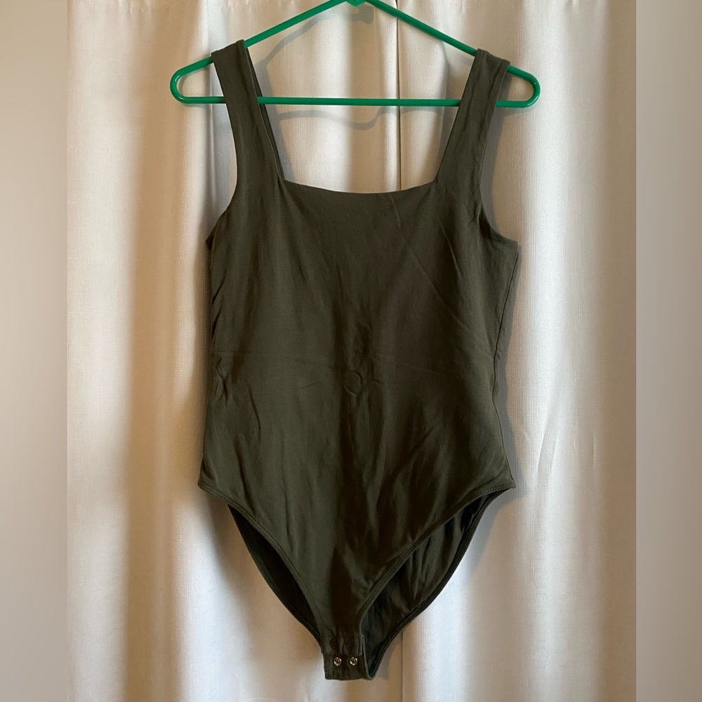Old Navy Olive Green Bodysuit